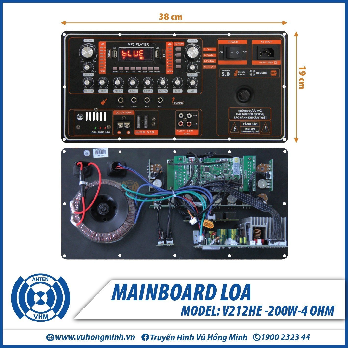 BO LOA KÉO V212HE 200W DSP