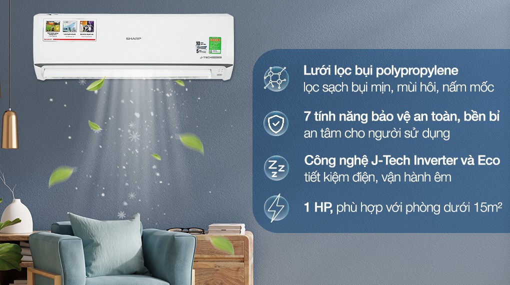 MÁY LẠNH SHAP X12XEW